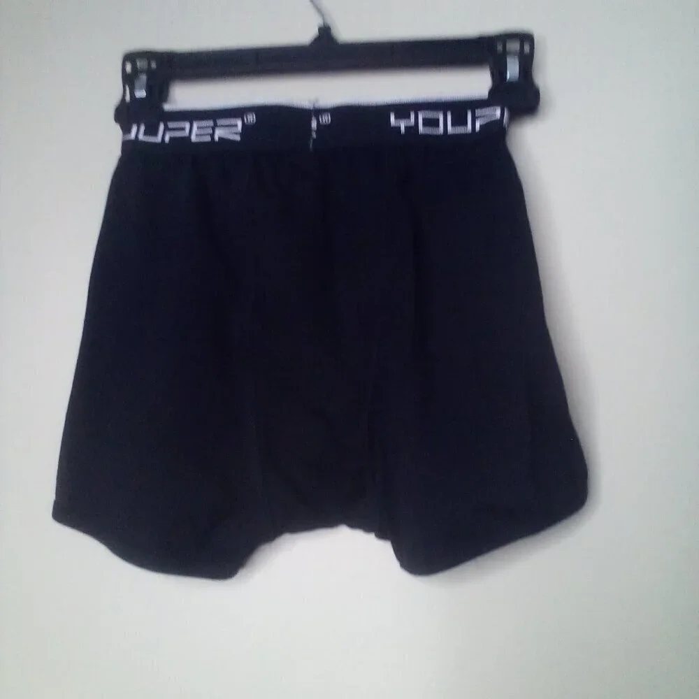 Youper Youth Boxer Brief With Baseball Cup L Boys Black